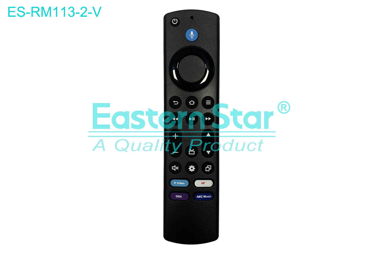 ES-RM113-2-V Compatible for / Smart TV Voice Remote Control R/M 24 Keys