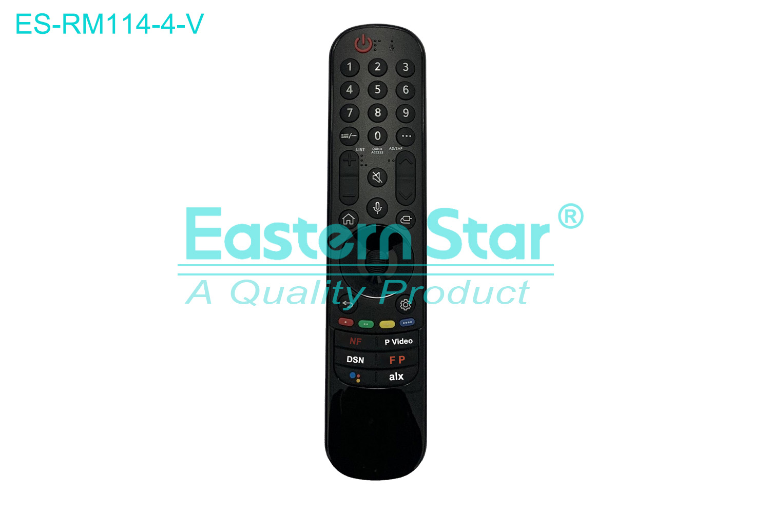 ES-RM114-4-V Compatible for / Smart TV Voice Remote Control R/M 38 Keys