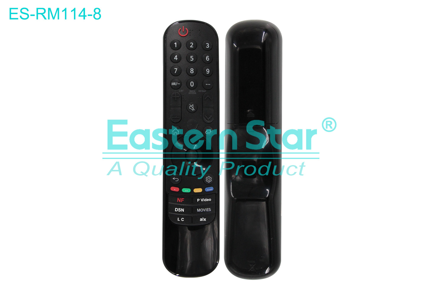 ES-RM114-8 Compatible for Lg Smart TV Remote Control R/M 38 Keys