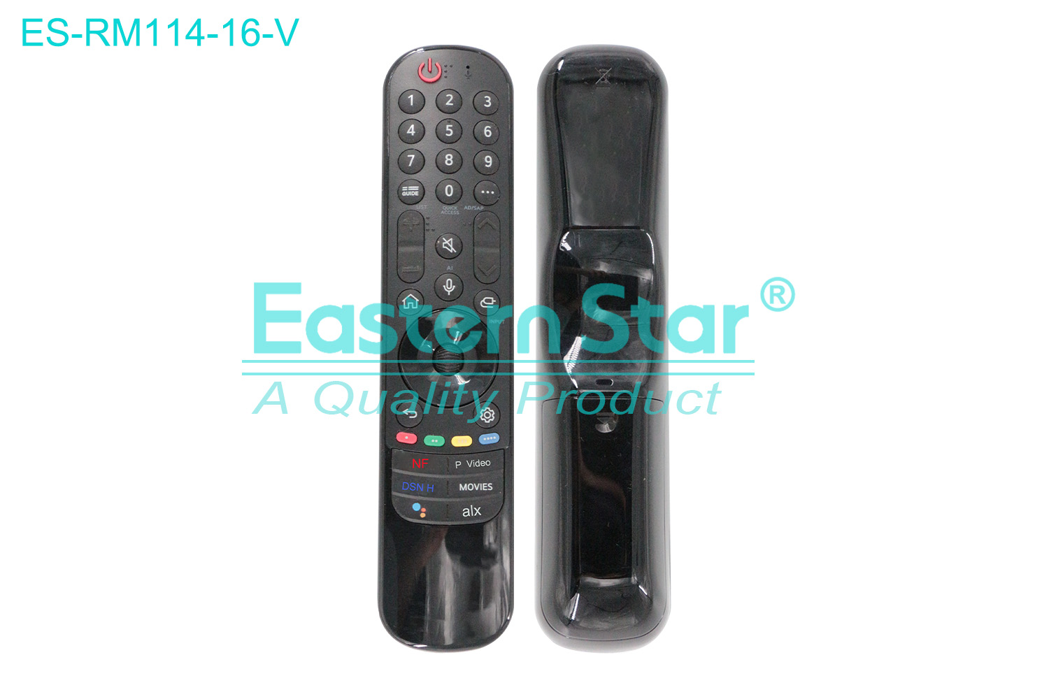 ES-RM114-16-V Compatible for Lg Smart TV Voice Remote Control R/M 38 Keys