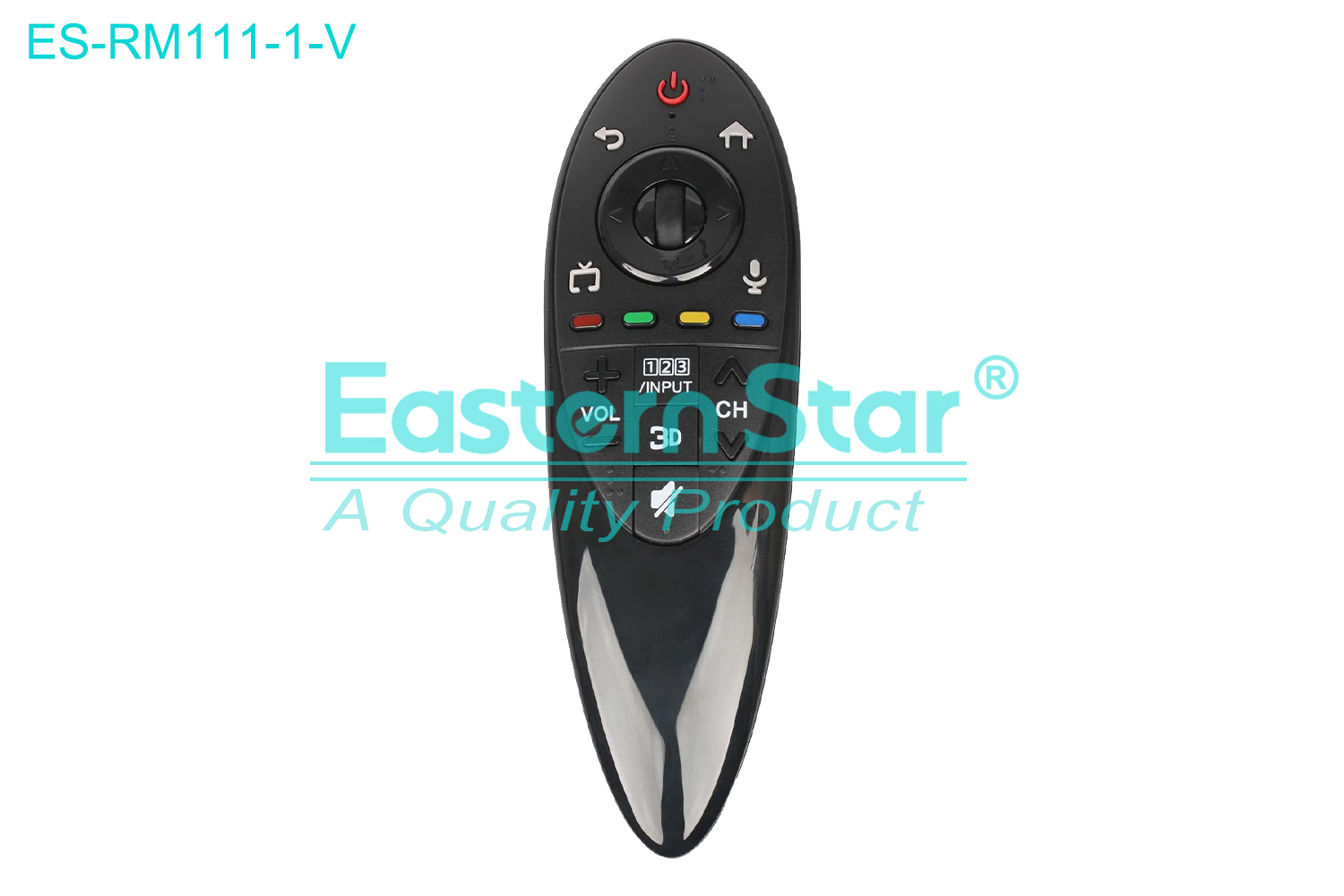 ES-RM111-1-V Compatible for / Smart TV Voice Remote Control R/M 21 Keys