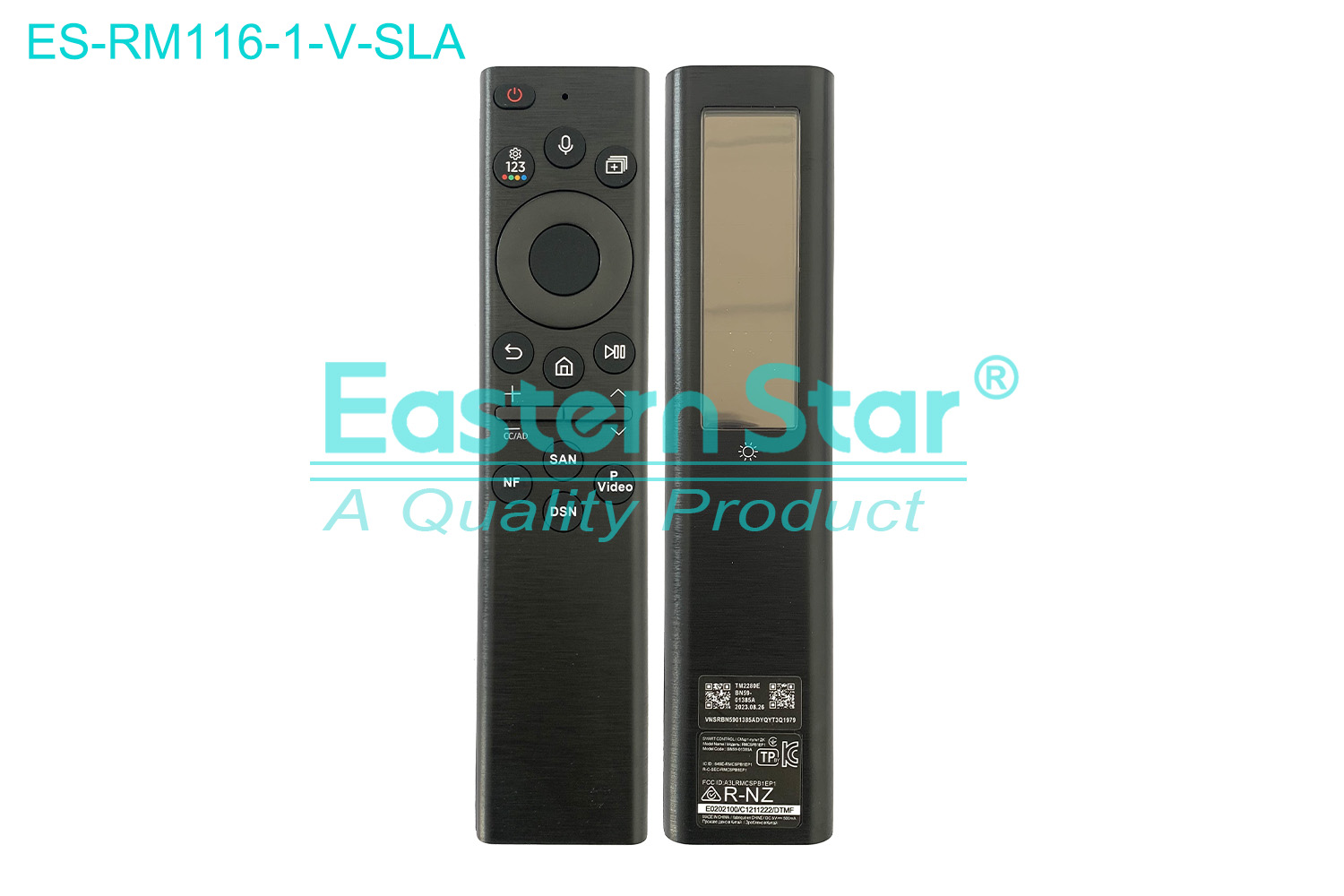 ES-RM116-1-V-SLA Compatible for  / Smart TV Remote Control R/M 18 Keys
