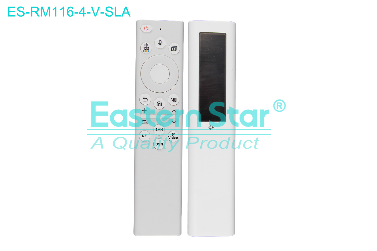 ES-RM116-4-V-SLA Compatible for / Smart TV Voice Remote Control R/M 18 Keys