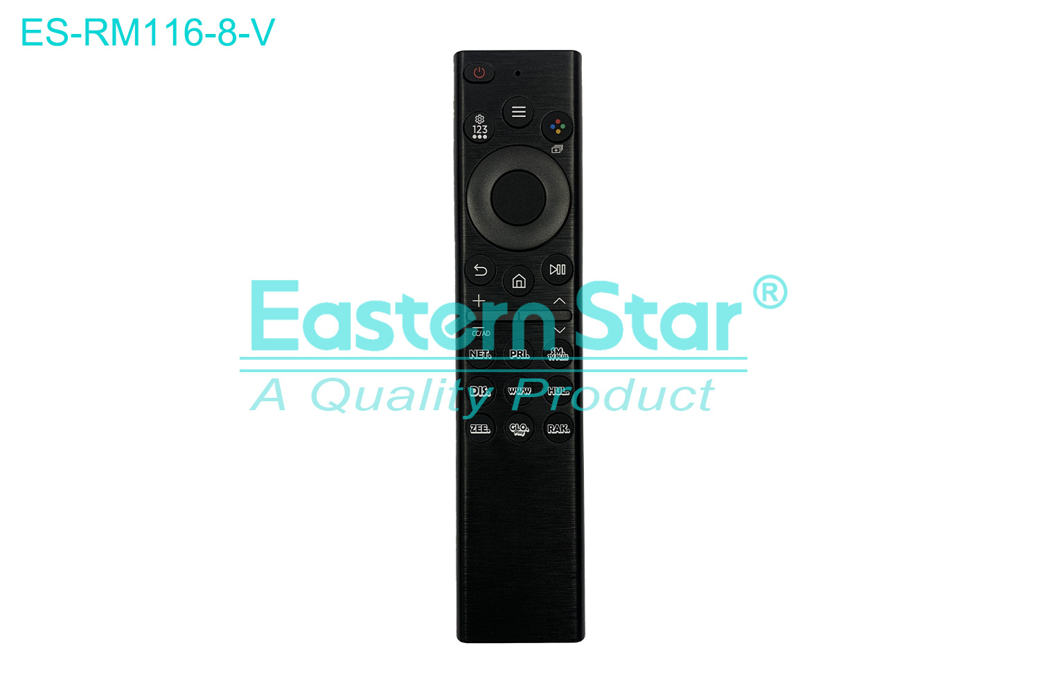 ES-RM116-8-V Compatible for / Smart TV Voice Remote Control R/M 22 Keys