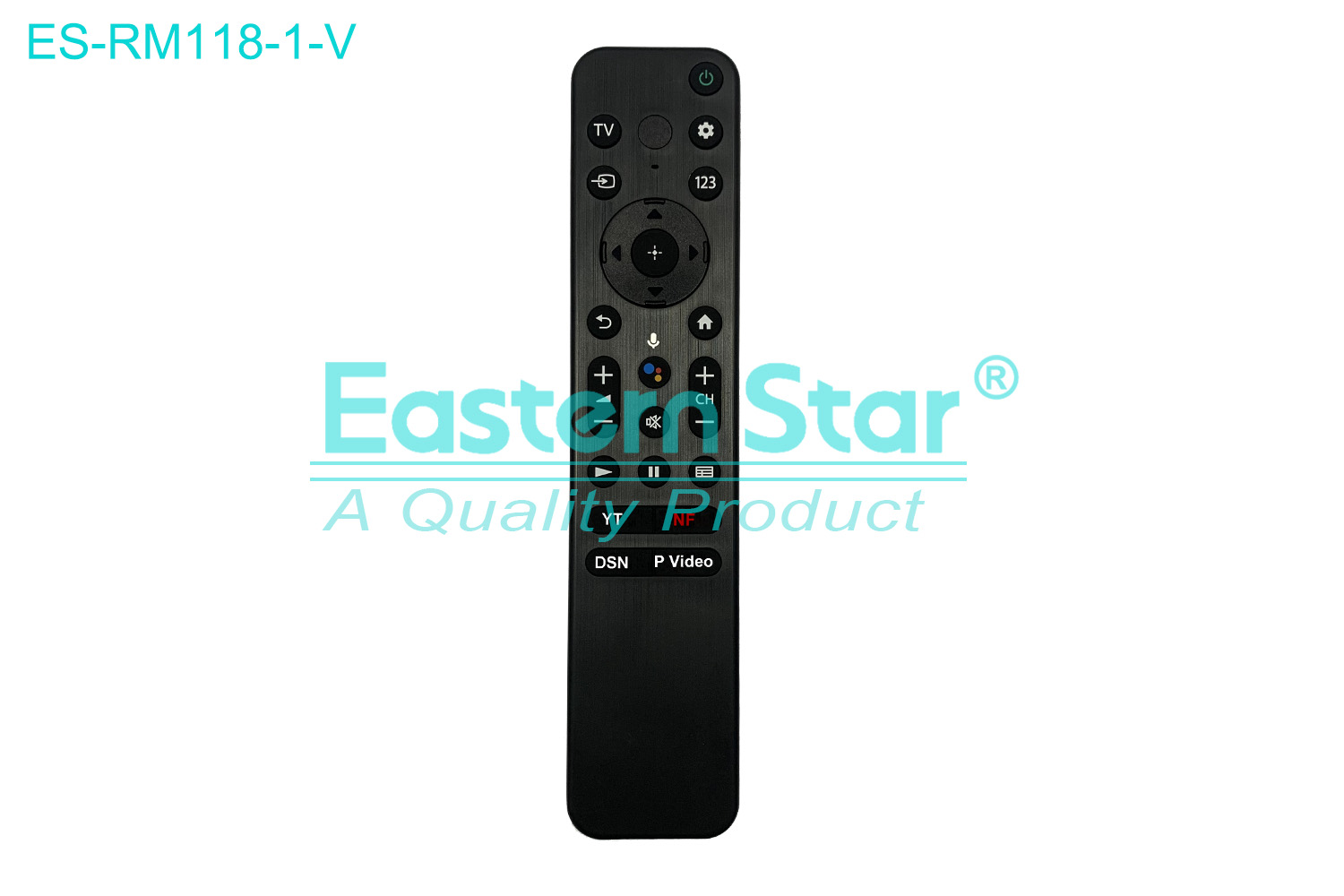 ES-RM118-1-V Compatible for Sony Smart TV Voice Remote Control R/M 26 Keys