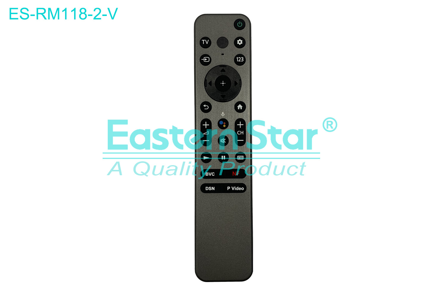 ES-RM118-2-V Compatible for Sony Smart TV Voice Remote Control R/M 26 Keys