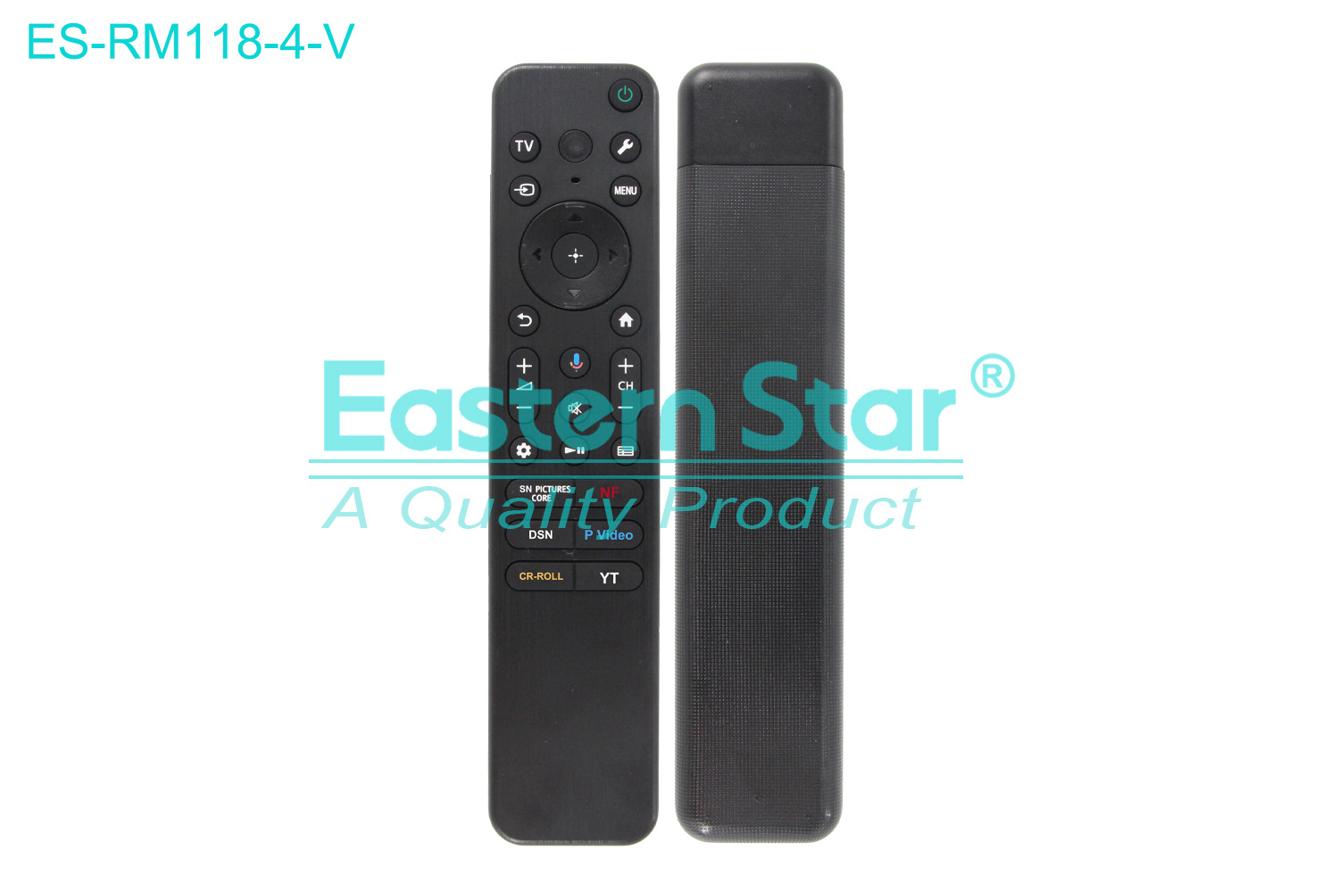 ES-RM118-4-V Compatible for Sony Smart TV Voice Remote Control R/M 28 Keys
