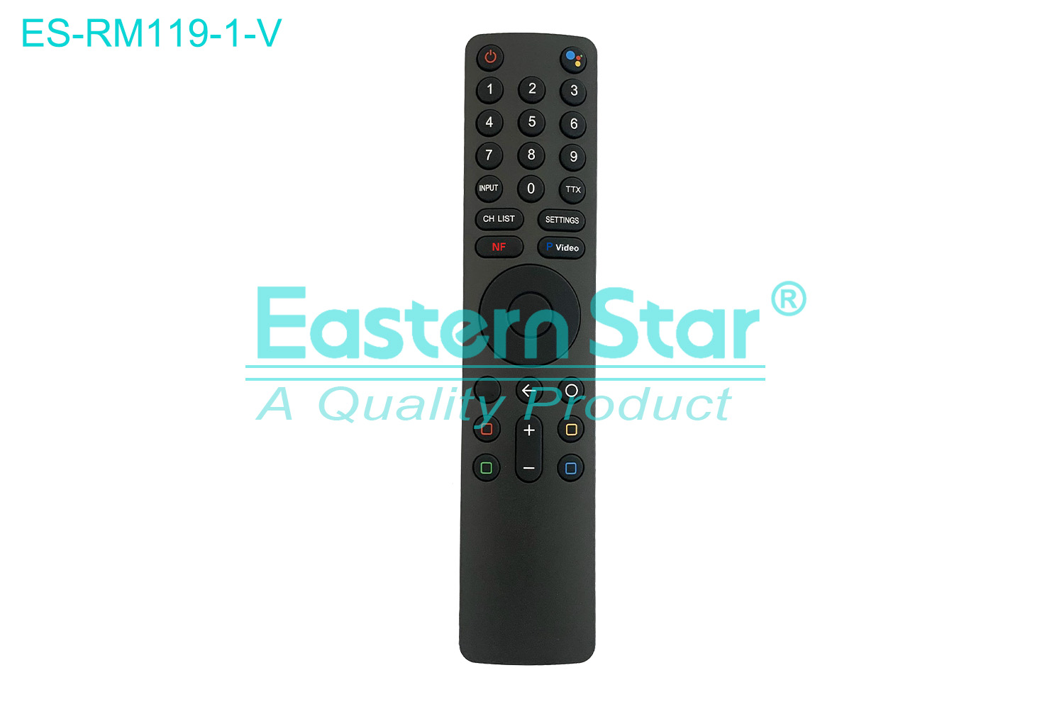 ES-RM119-1-V Compatible for / Smart TV Voice Remote Control R/M 32 Keys
