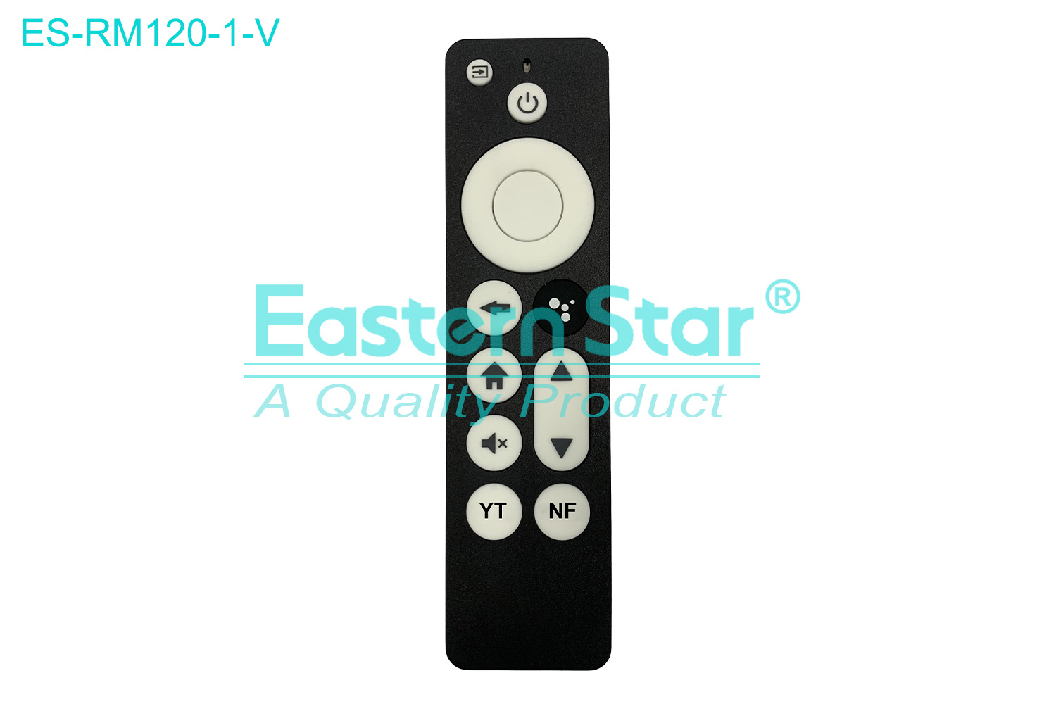 ES-RM120-1-V Compatible for / Smart TV Voice Remote Control R/M 15 Keys