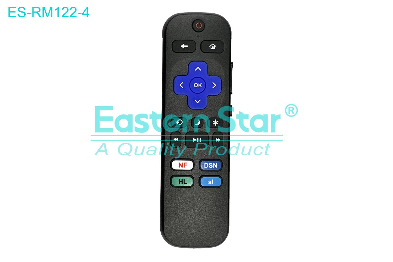 ES-RM122-4 Compatible for / Smart TV Remote Control R/M 18 Keys