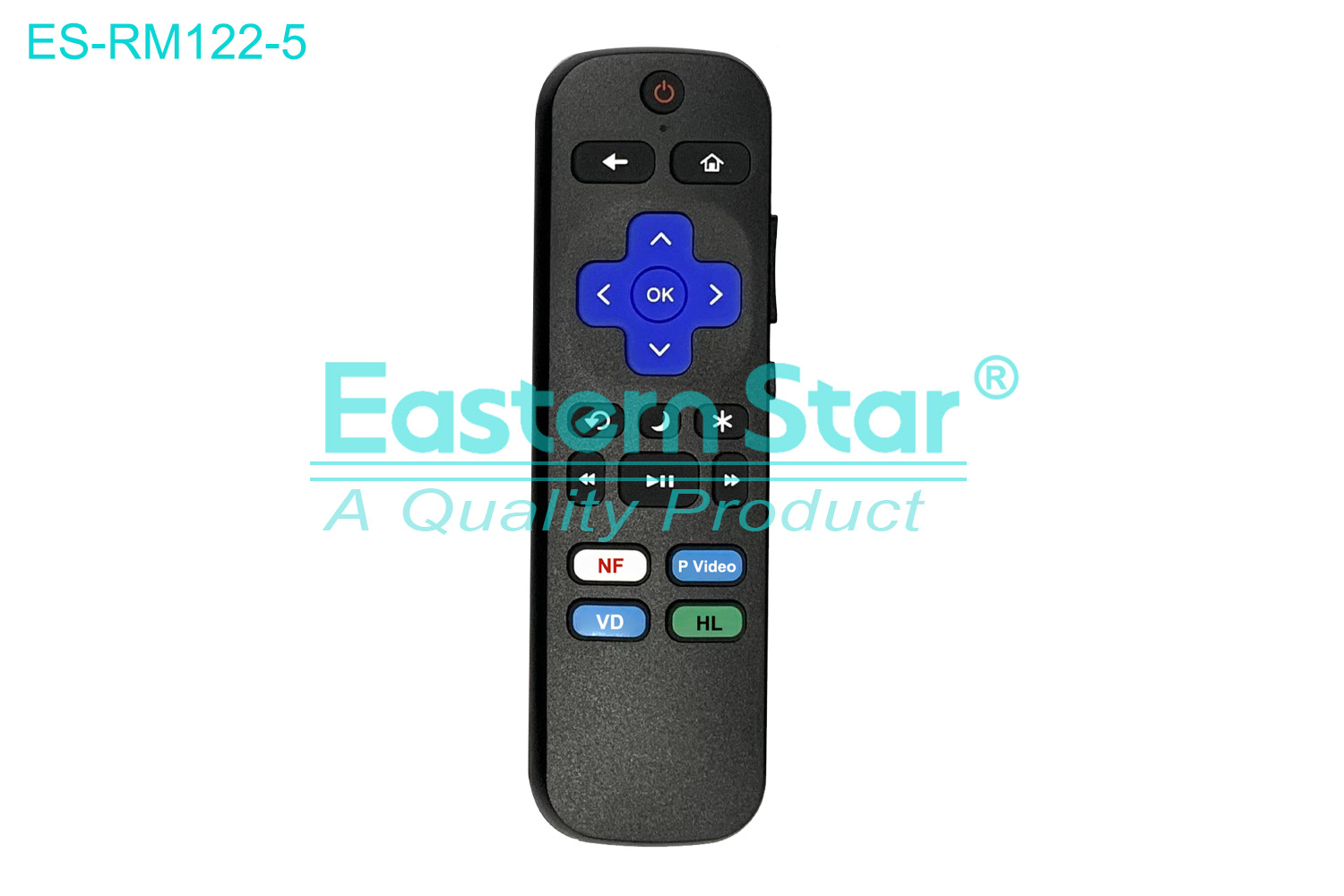 ES-RM122-5 Compatible for / Smart TV Remote Control R/M 18 Keys