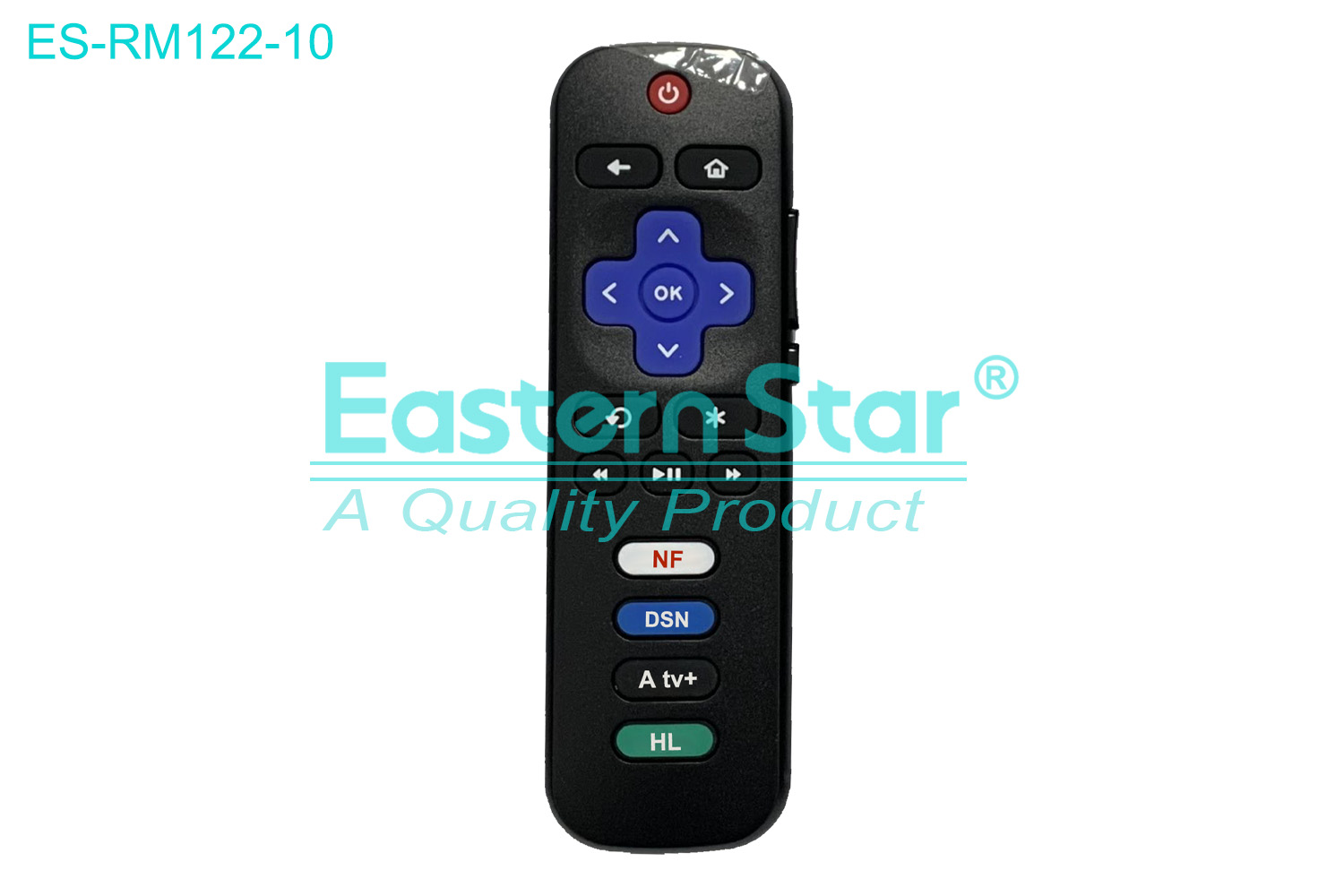 ES-RM122-10 Compatible for / Smart TV Remote Control R/M 17 Keys