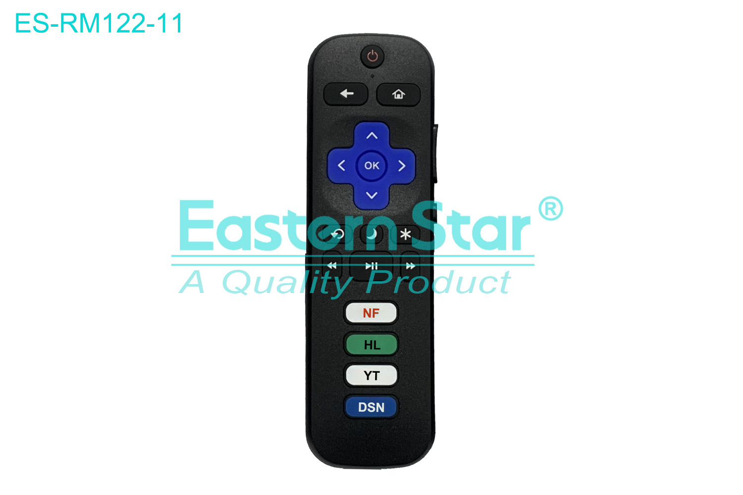 ES-RM122-11 Compatible for / Smart TV Remote Control R/M 18 Keys