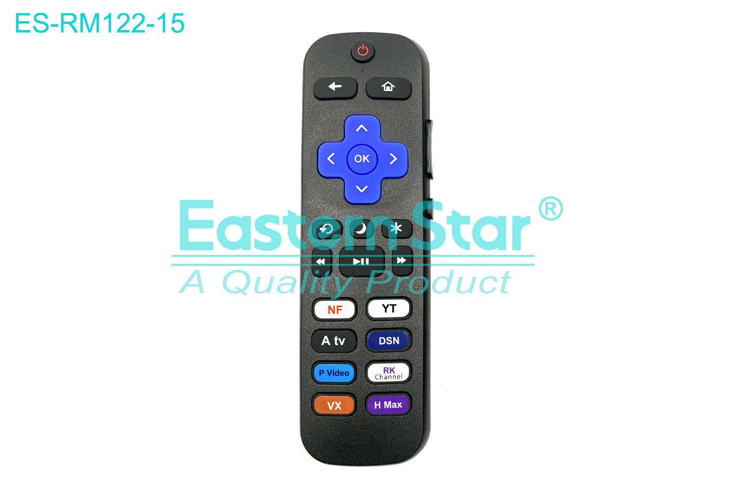 ES-RM122-15 Compatible for / Smart TV Remote Control R/M 22 Keys