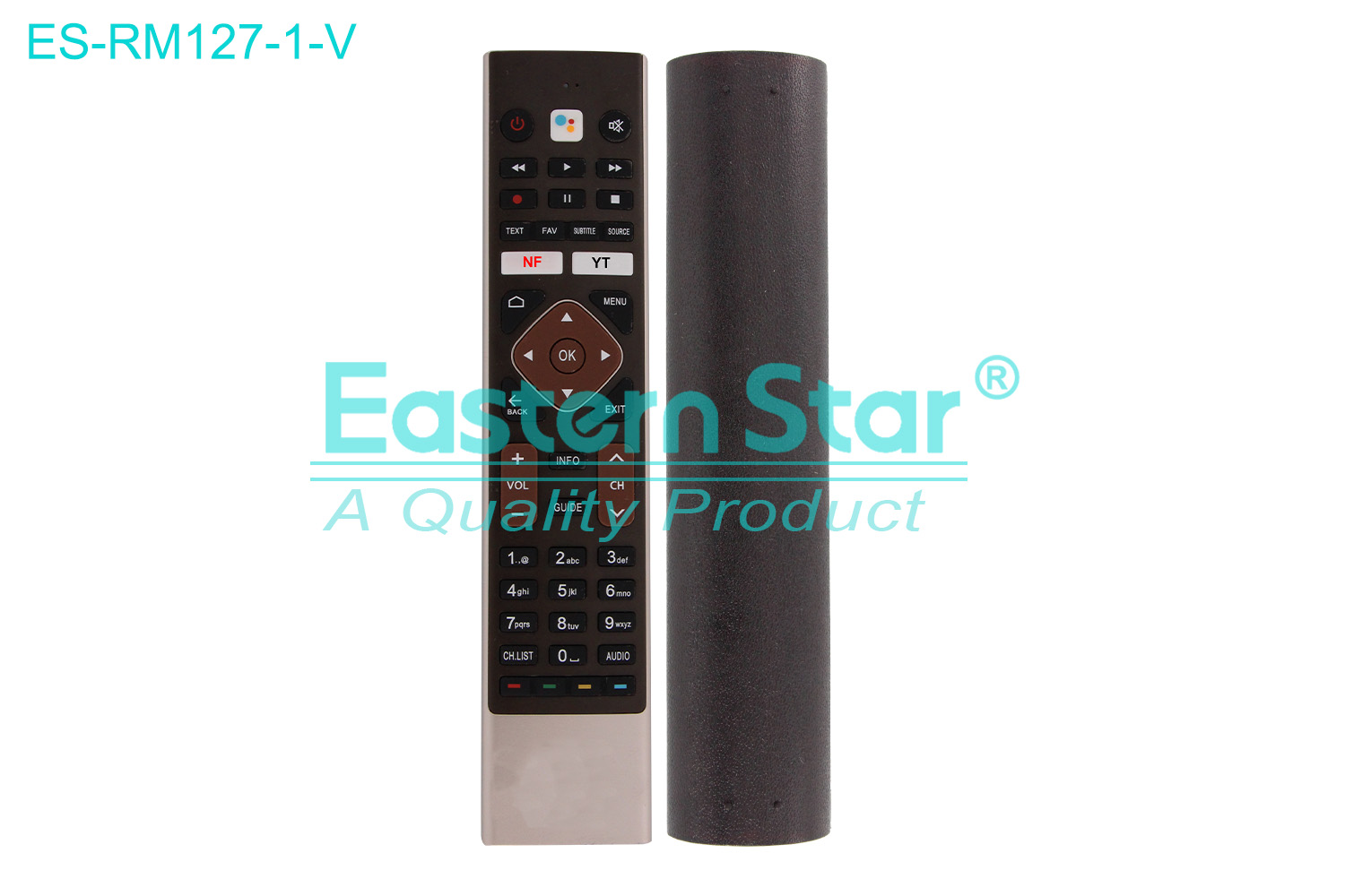 ES-RM127-1-V Compatible for / Smart TV Voice Remote Control R/M 46 Keys
