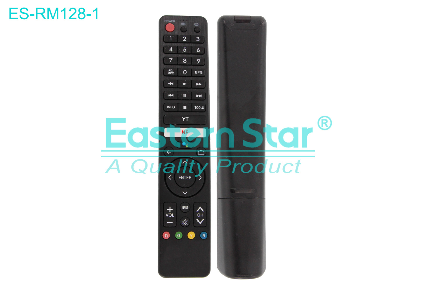 ES-RM128-1 Compatible for / Smart TV Remote Control R/M 44 Keys