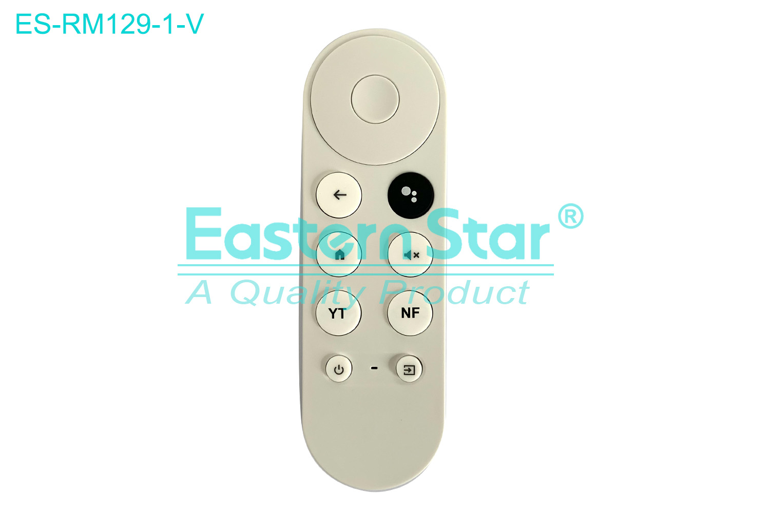 ES-RM129-1-V Compatible for / Smart TV Voice Remote Control R/M 15 Keys
