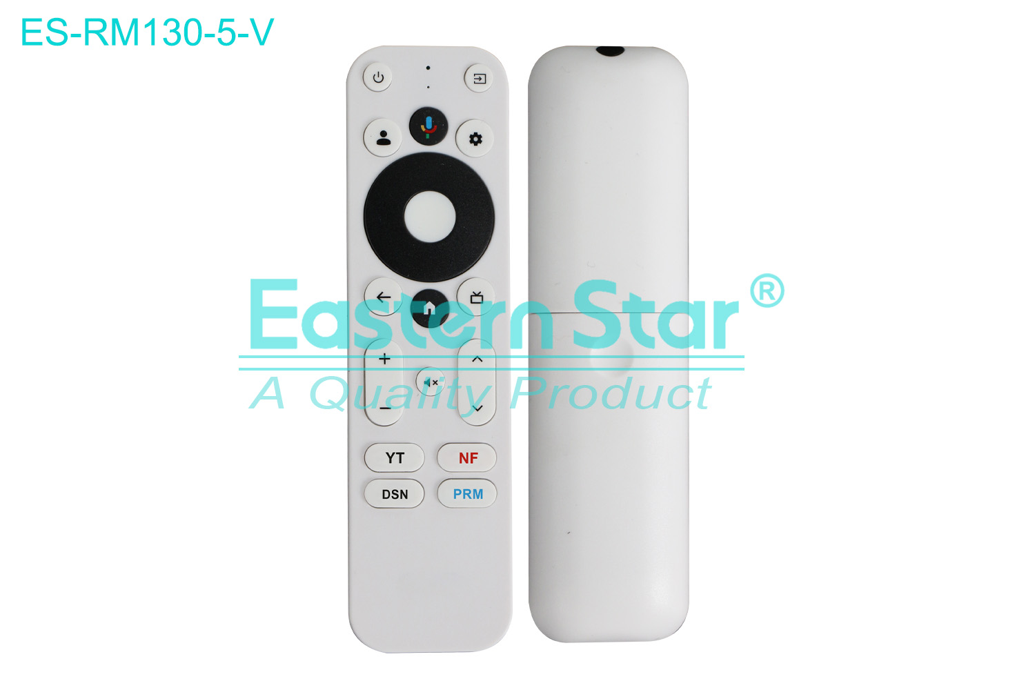 ES-RM130-5-V Compatible for Onn Smart TV Voice Remote Control R/M 22 Keys
