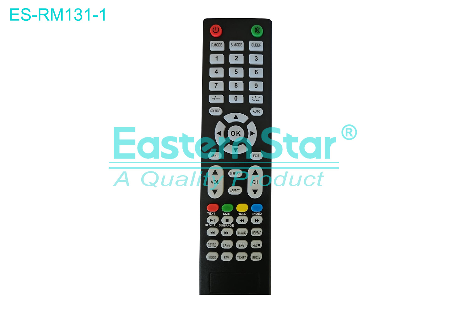 ES-RM131-1 Compatible for / Smart TV Remote Control R/M 52 Keys