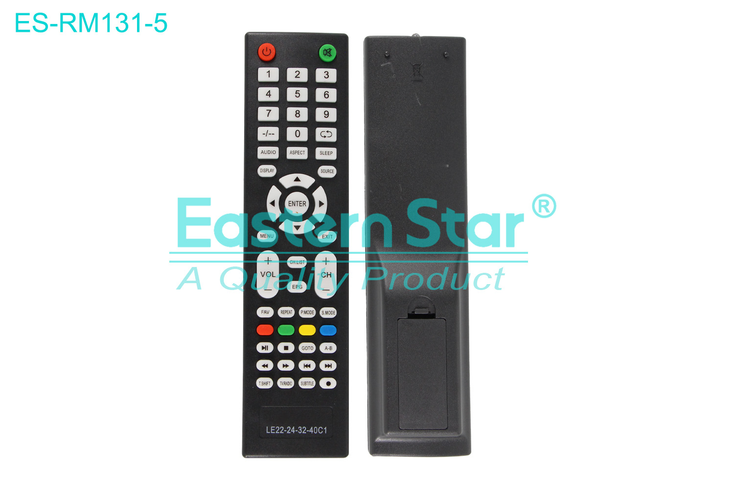 ES-RM131-5 Compatible for / Smart TV Remote Control R/M 52 Keys