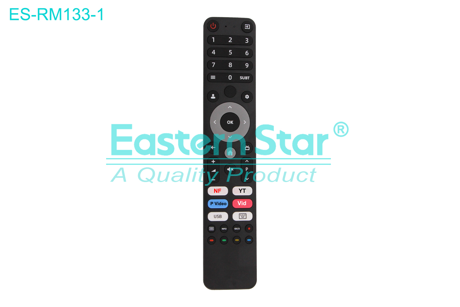 ES-RM133-1 Compatible for / Smart TV Remote Control R/M 44 Keys