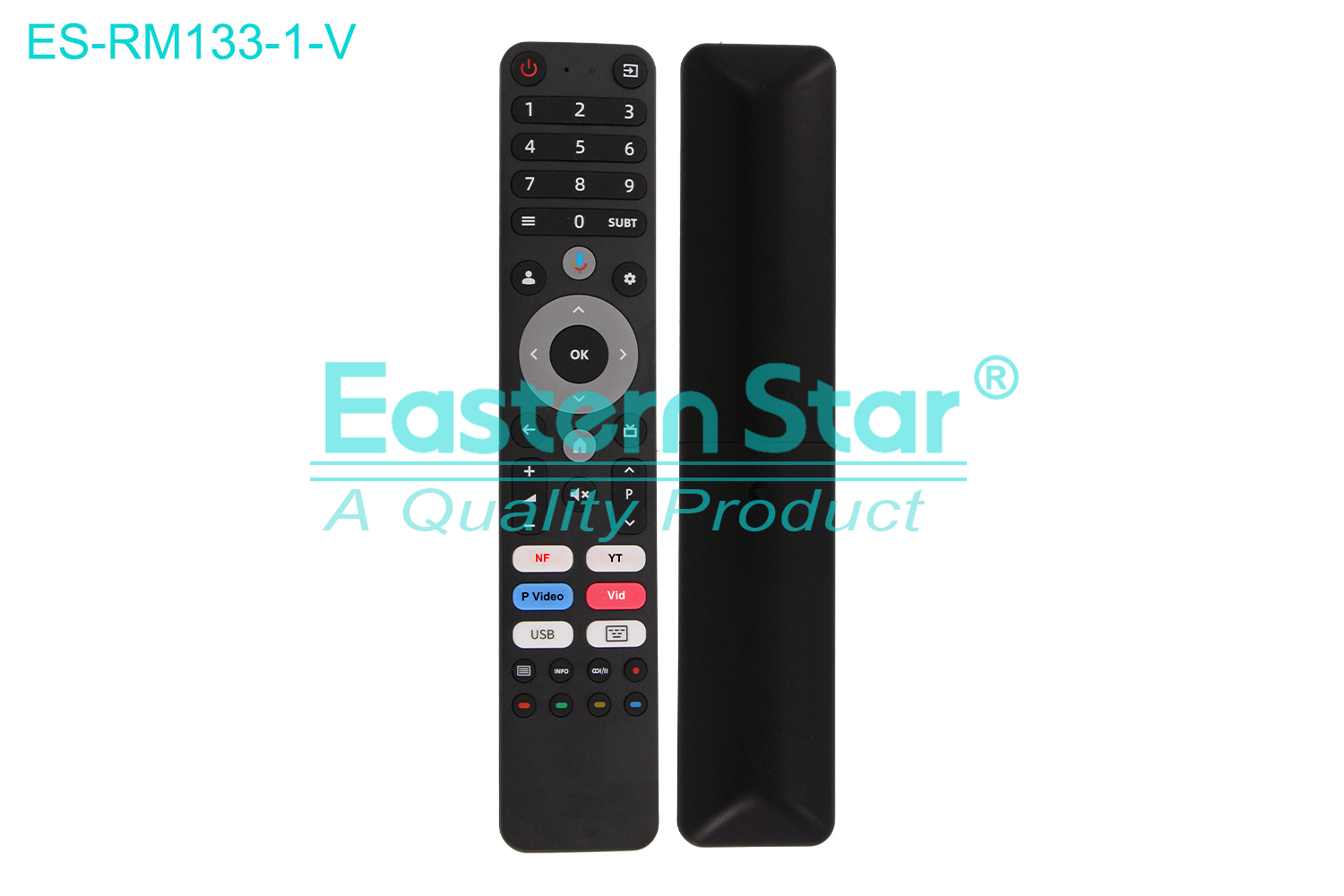 ES-RM133-1-V Compatible for Changhong Smart TV Voice Remote Control R/M 44 Keys