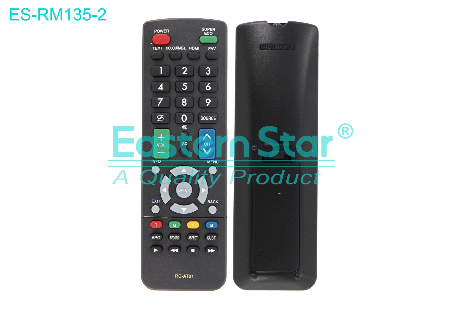 ES-RM135-2 Compatible for / Smart TV Remote Control R/M 45 Keys