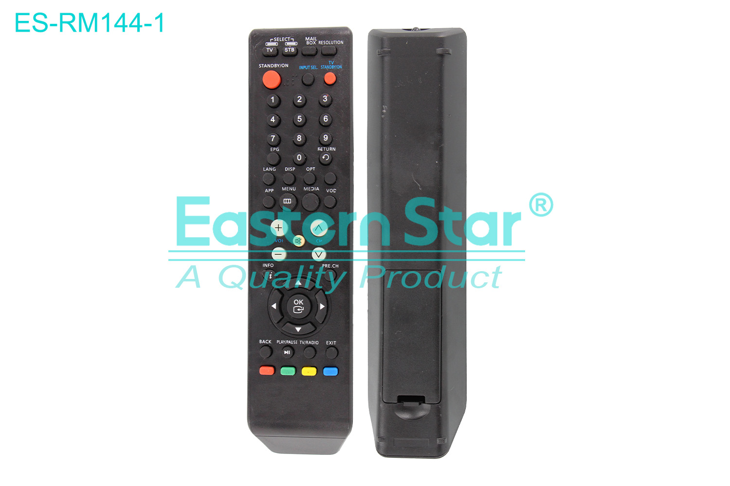 ES-RM144-1 Compatible for / Smart TV Remote Control R/M 47 Keys