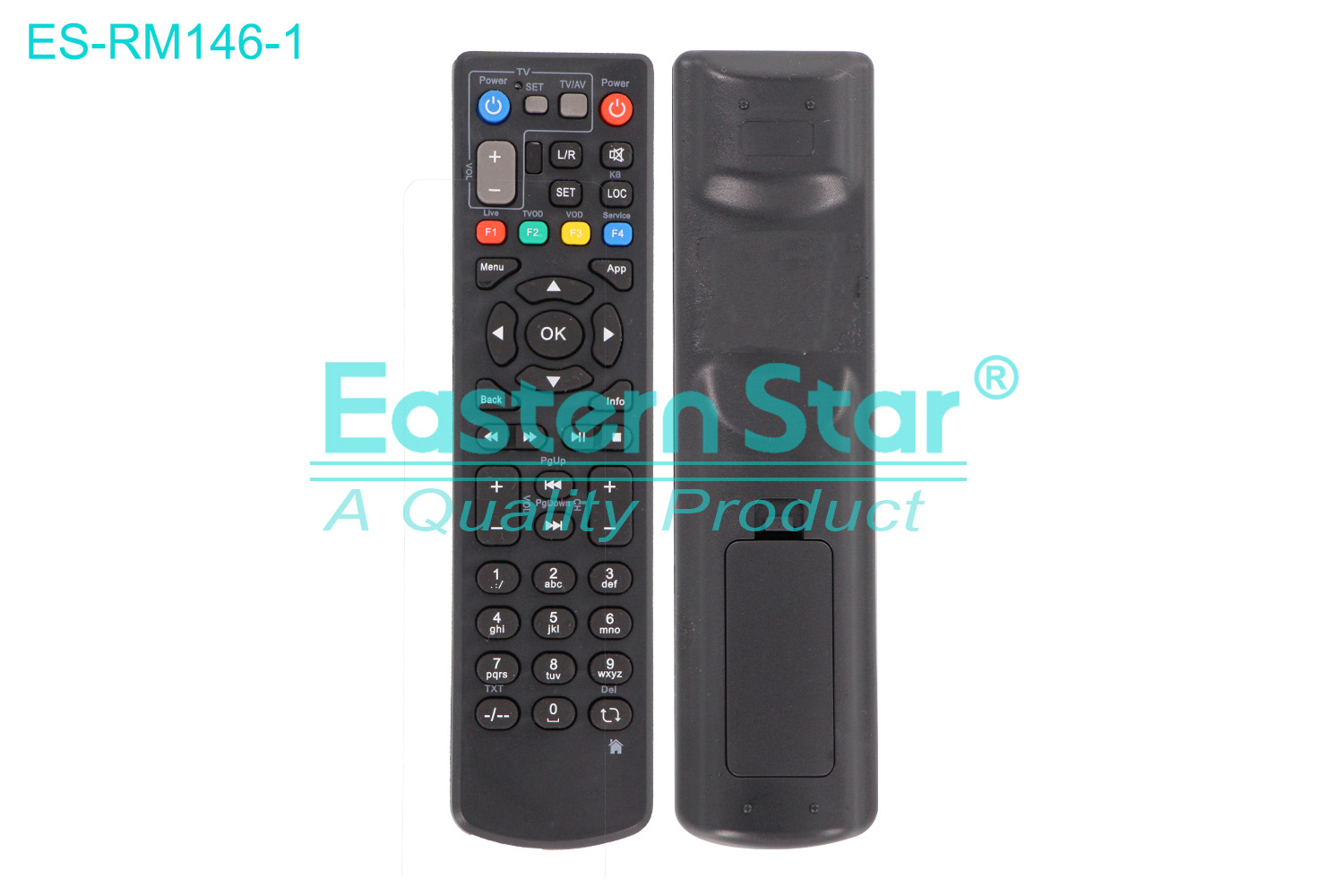 ES-RM146-1 Compatible for / Smart TV Remote Control R/M 45 Keys