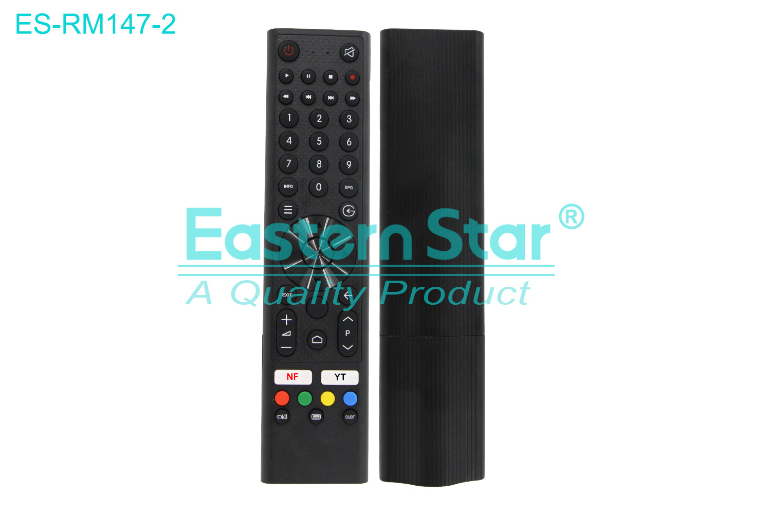 ES-RM147-2 Compatible for Chiq/Changhong Smart TV Remote Control R/M 46 Keys