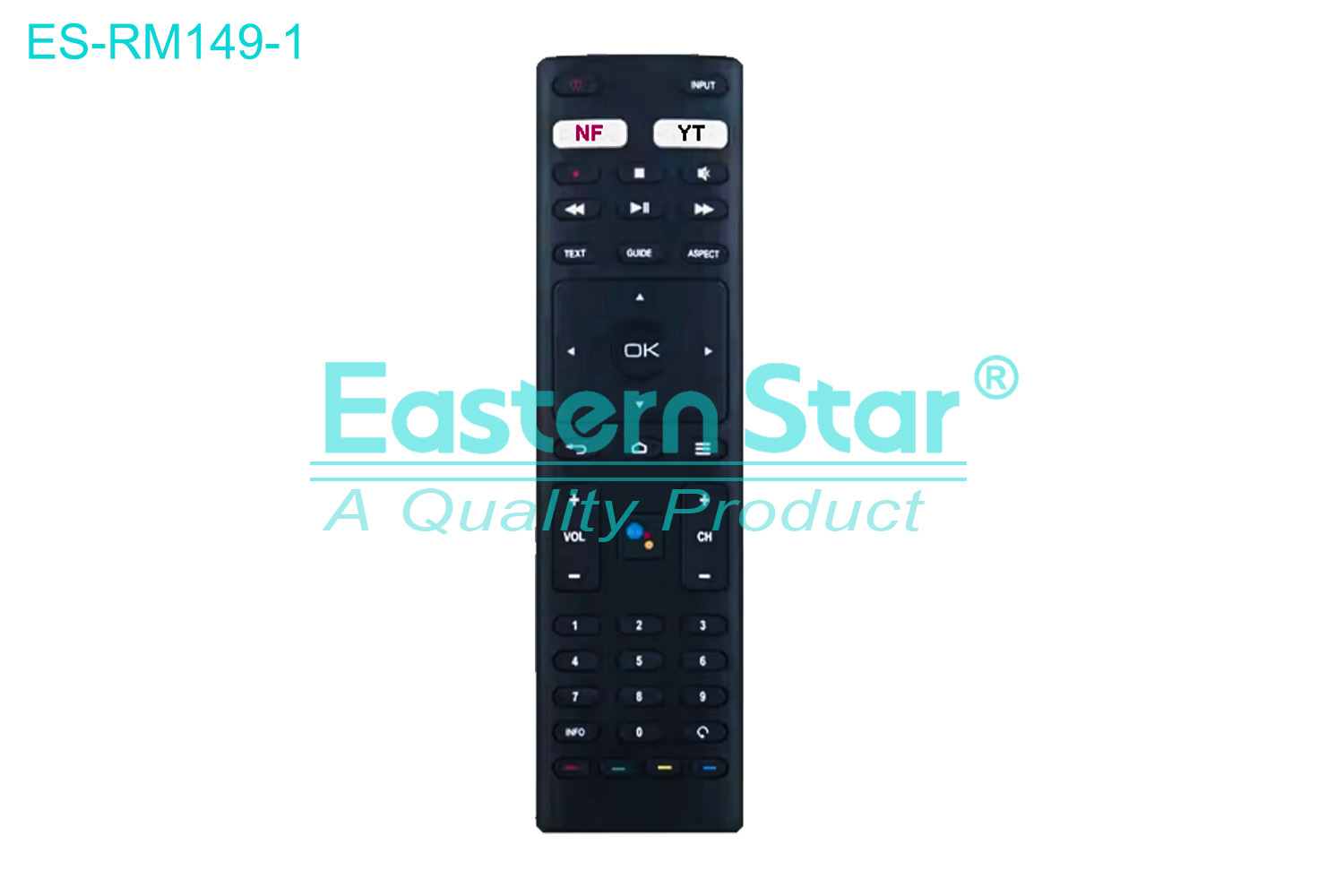 ES-RM149-1 Compatible for / Smart TV Remote Control R/M 42 Keys