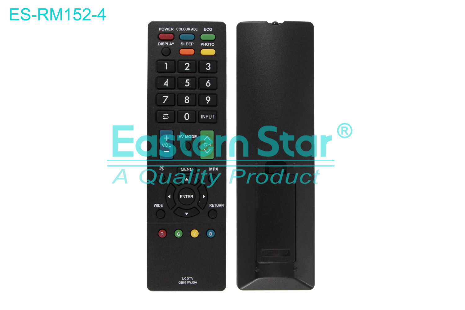 ES-RM152-4 Compatible for Sharp Smart TV Remote Control R/M 37 Keys