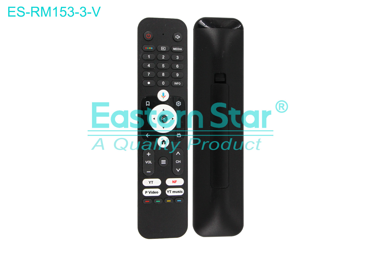 ES-RM153-3-V Compatible for / Smart TV Voice Remote Control R/M 41 Keys