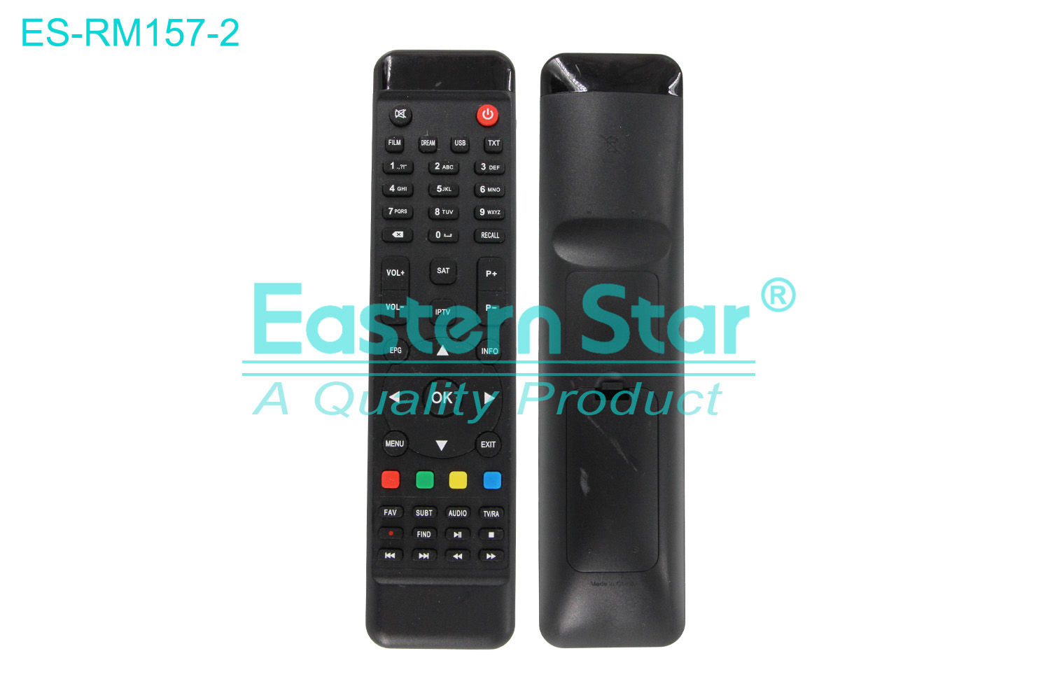 ES-RM157-2 Compatible for / Smart TV Remote Control R/M 49 Keys