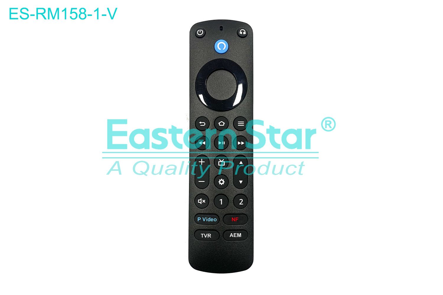 ES-RM158-1-V Compatible for / Smart TV Voice Remote Control R/M 26 Keys