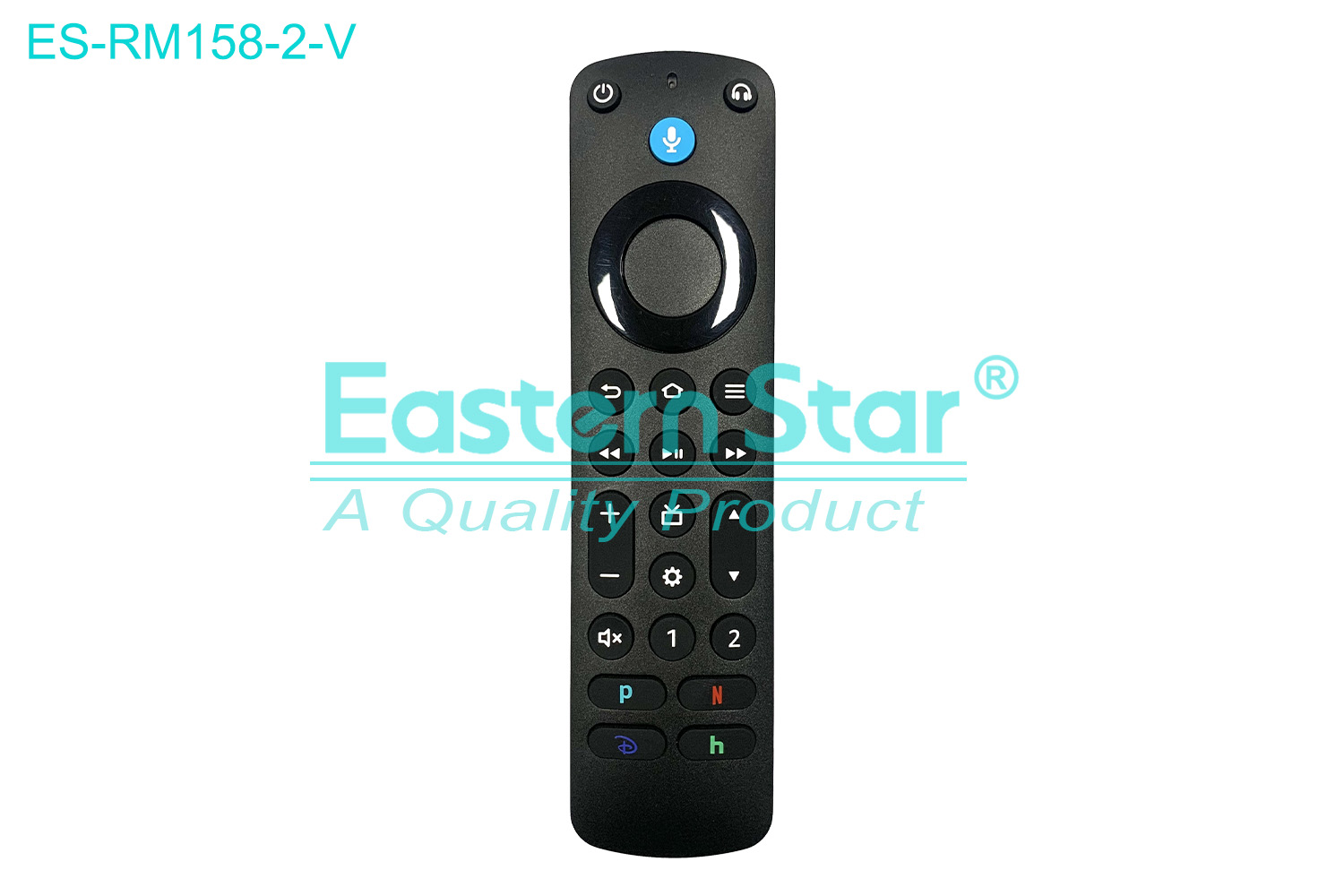 ES-RM158-2-V Compatible for / Smart TV Voice Remote Control R/M 26 Keys