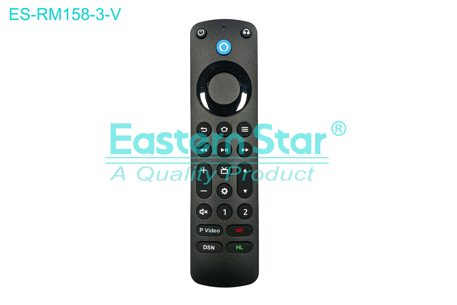 ES-RM158-3-V Compatible for / Smart TV Voice Remote Control R/M 26 Keys