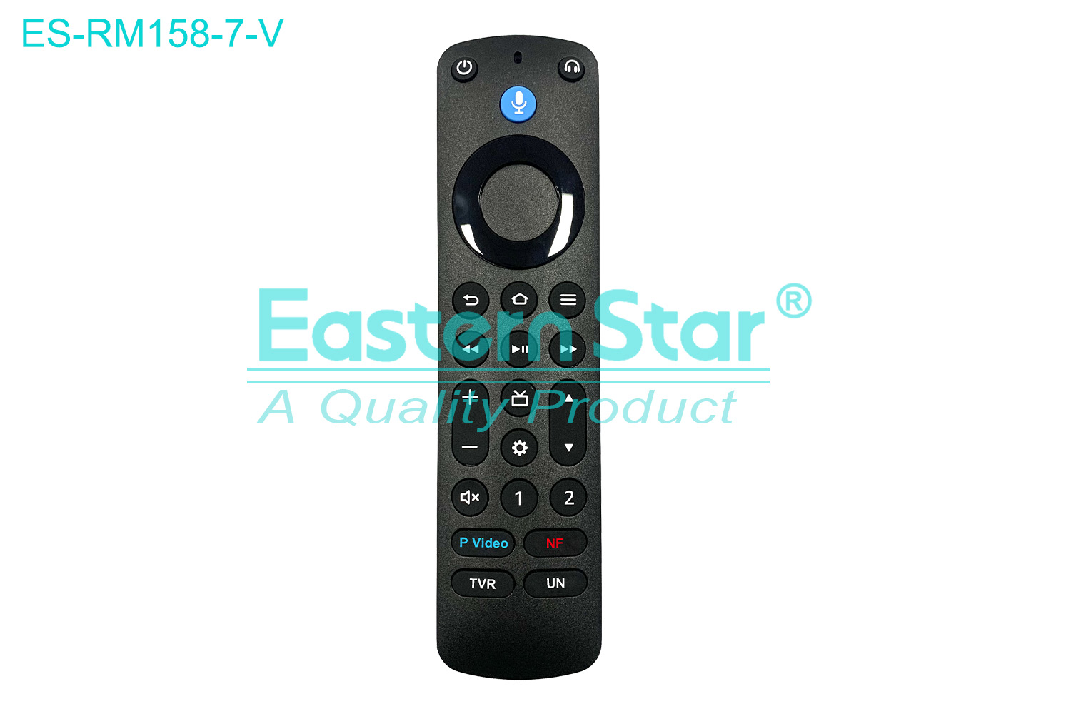 ES-RM158-7-V Compatible for / Smart TV Voice Remote Control R/M 26 Keys