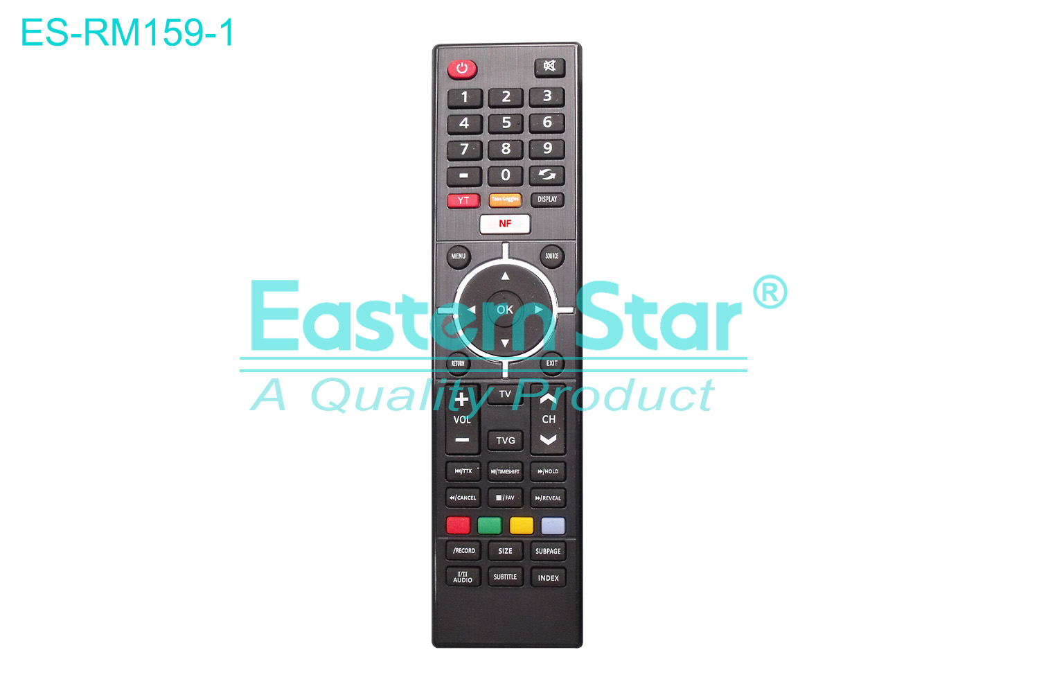 ES-RM159-1 Compatible for / Smart TV Remote Control R/M 49 Keys