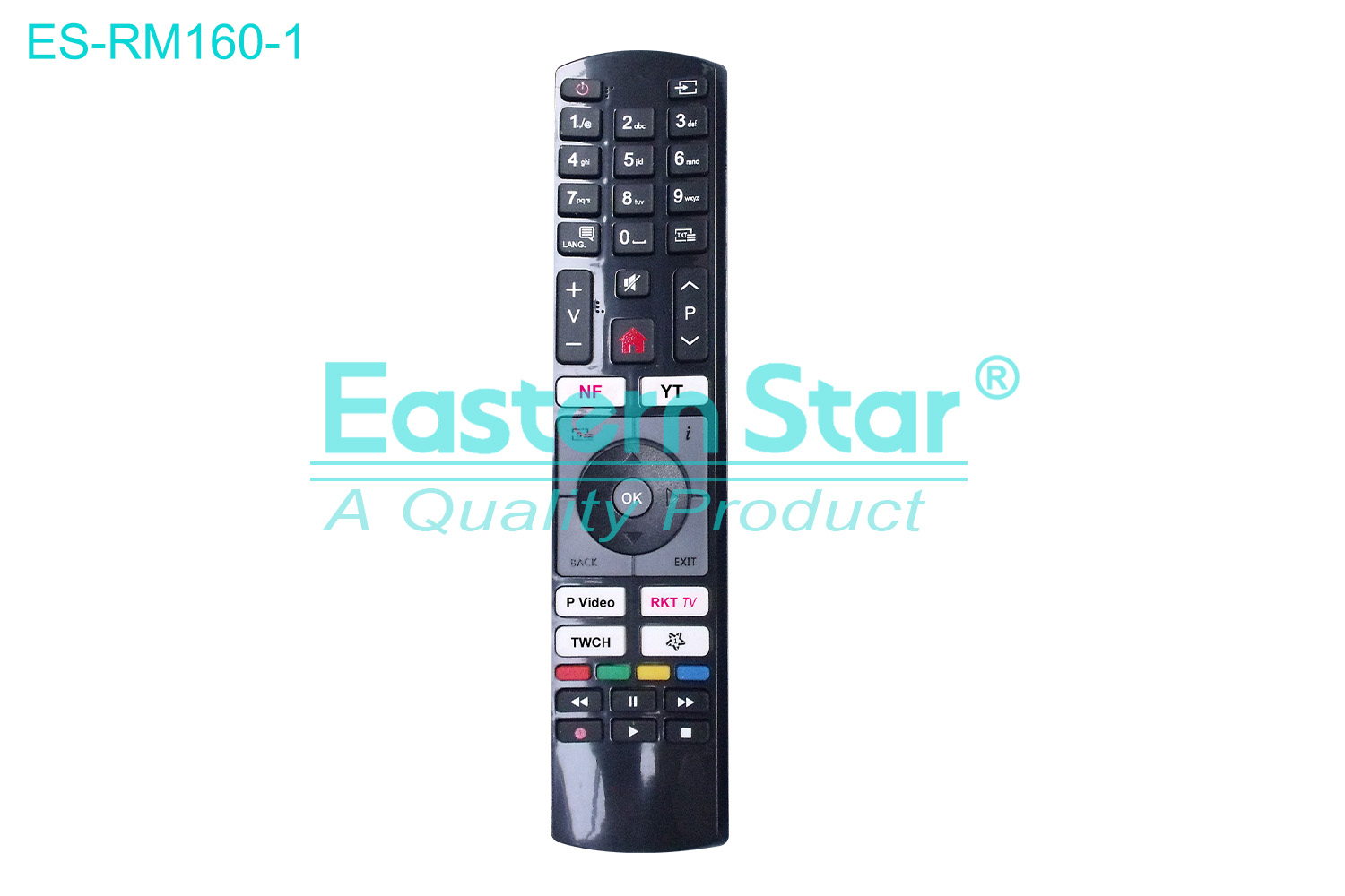 ES-RM160-1 Compatible for / Smart TV Remote Control R/M 45 Keys