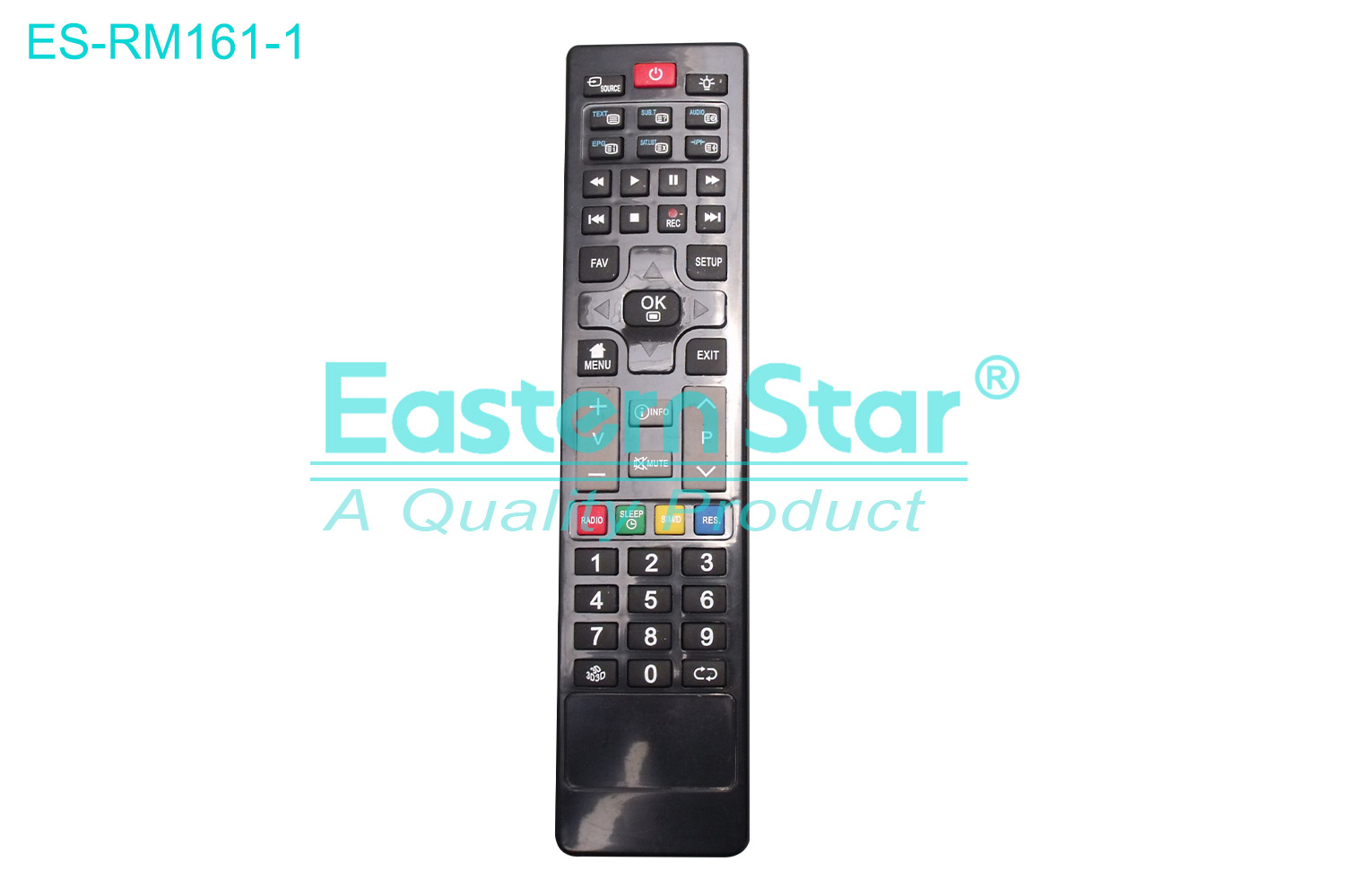 ES-RM161-1 Compatible for / Smart TV Remote Control R/M 48 Keys