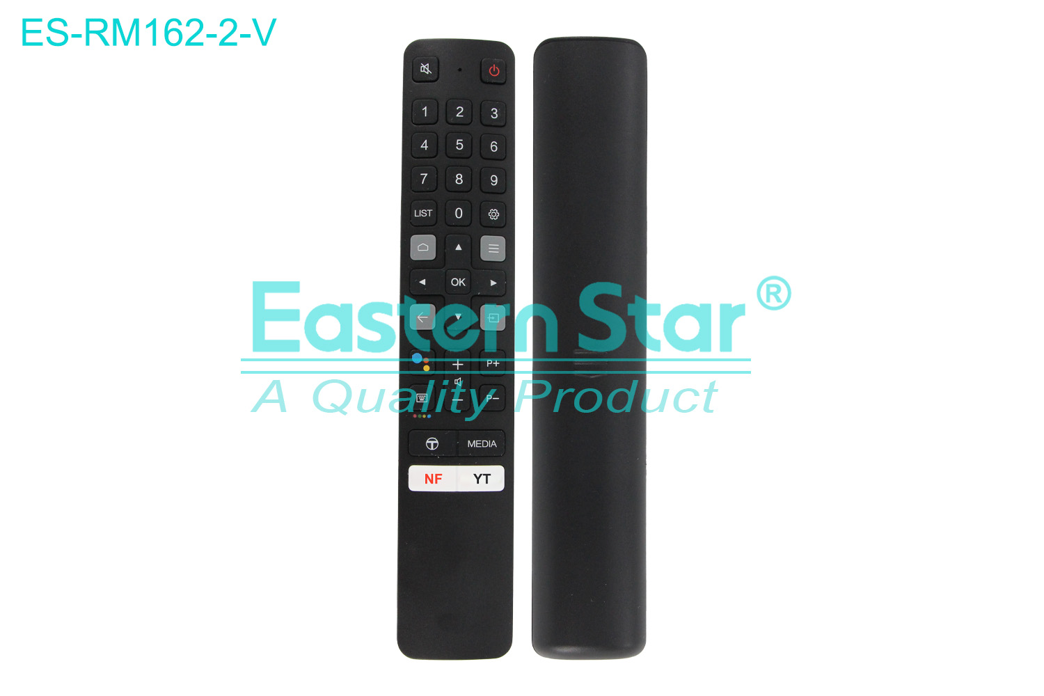 ES-RM162-2-V Compatible for Tcl Smart TV Voice Remote Control R/M 33 Keys