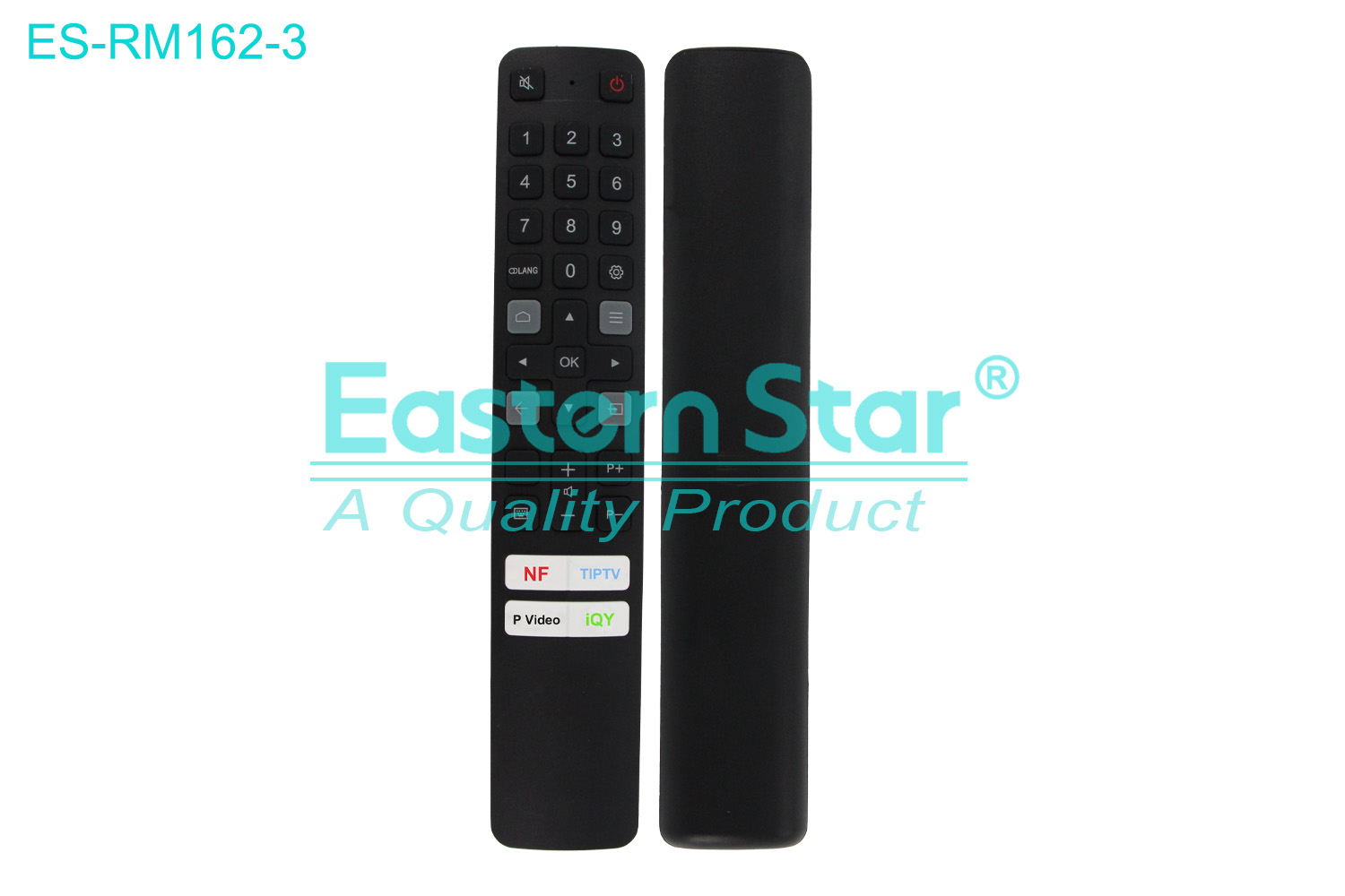 ES-RM162-3 Compatible for Tcl Smart TV Remote Control R/M 33 Keys