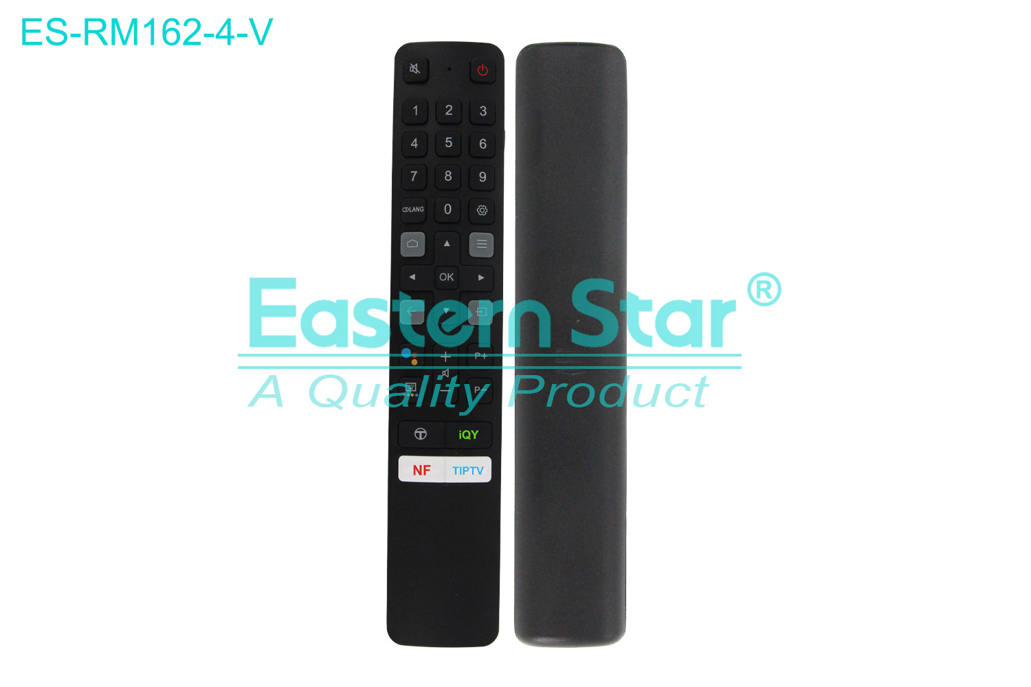 ES-RM162-4-V Compatible for Tcl Smart TV Voice Remote Control R/M 33 Keys