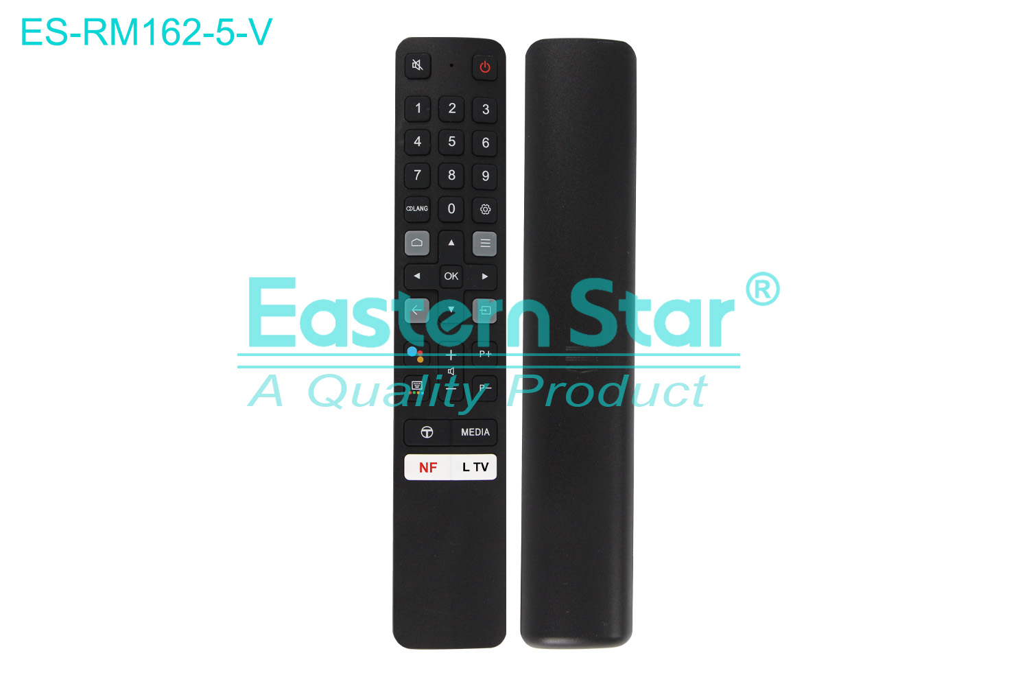 ES-RM162-5-V Compatible for / Smart TV Voice Remote Control R/M 33 Keys