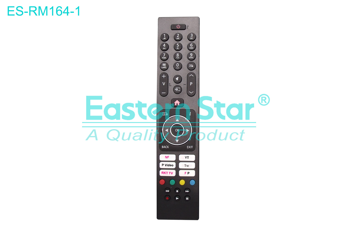 ES-RM164-1 Compatible for / Smart TV Remote Control R/M 44 Keys