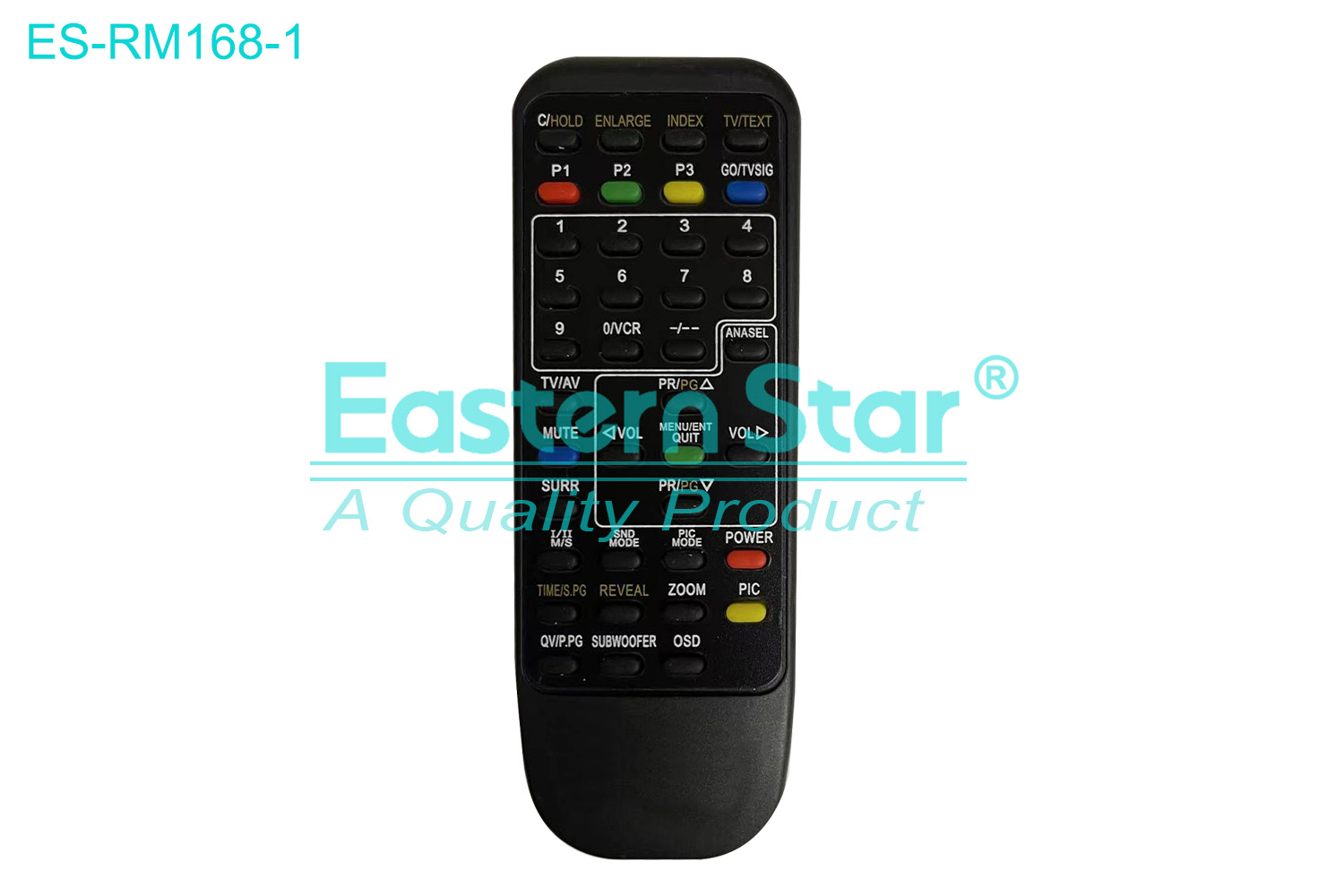 ES-RM168-1 Compatible for / Smart TV Remote Control R/M 39 Keys