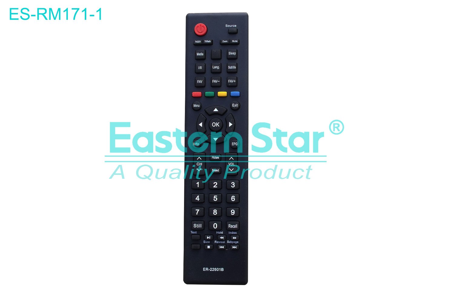 ES-RM171-1 Compatible for / Smart TV Remote Control R/M 54 Keys