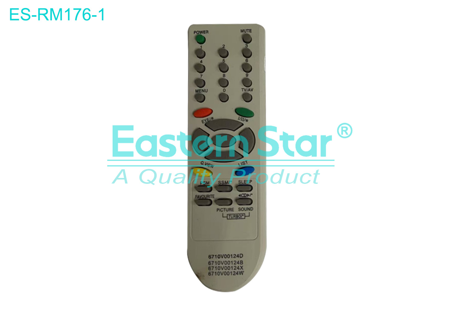 ES-RM176-1 Compatible for / Smart TV Remote Control R/M 29 Keys