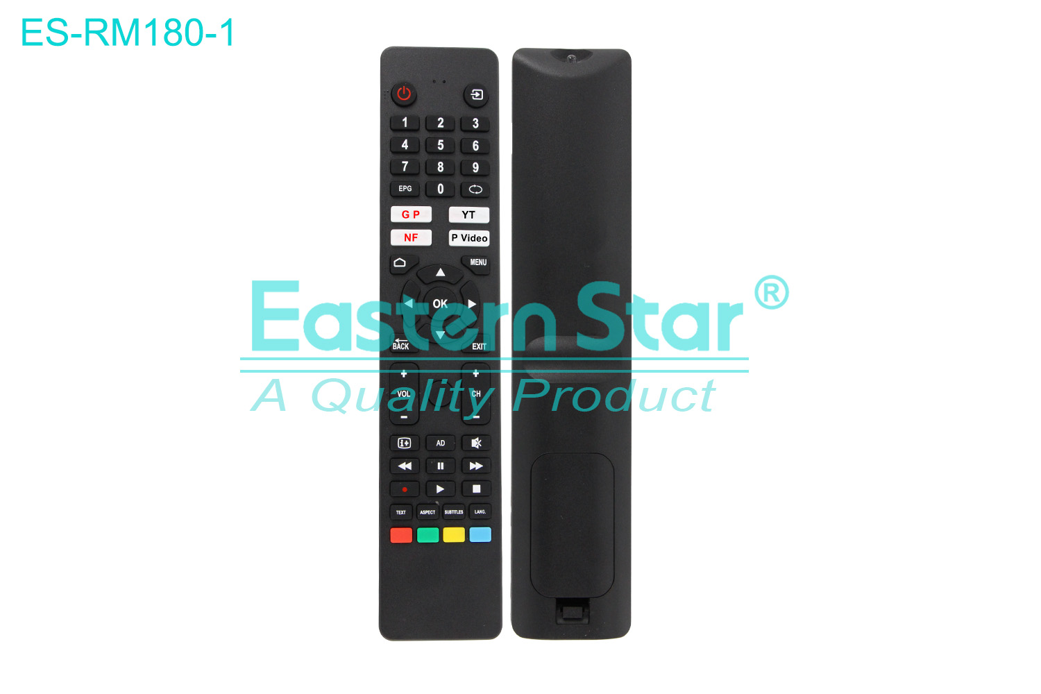 ES-RM180-1 Compatible for / Smart TV Remote Control R/M 49 Keys
